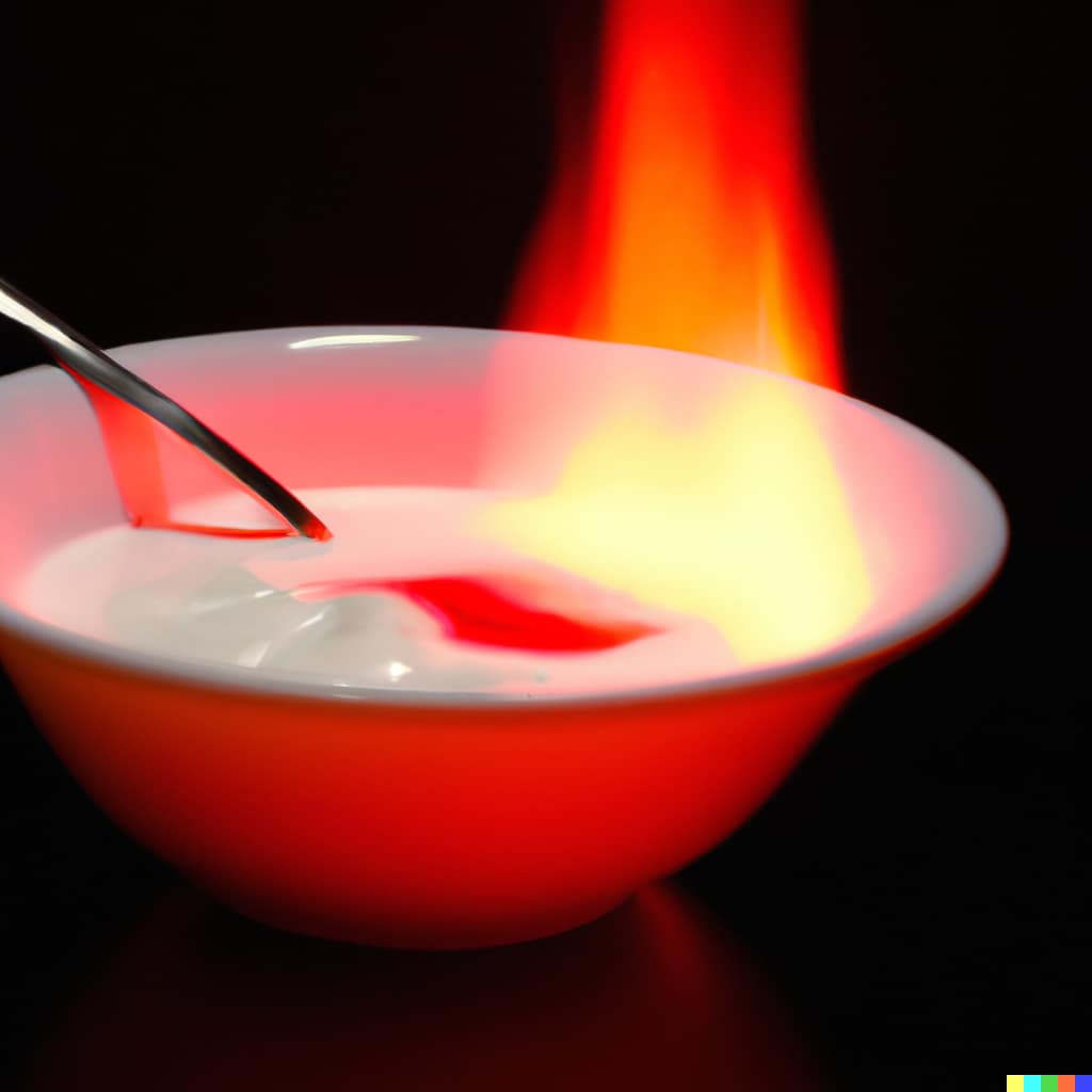 Lighter fluid and yogurt bowls